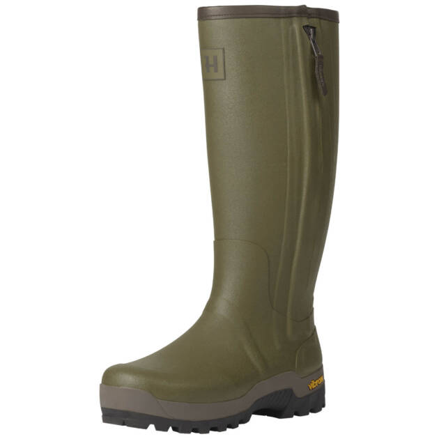 Härkila Rubber Boots Forester Zip (Dark Olive)