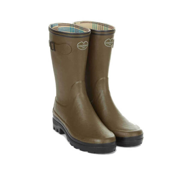 Le Chameau Ladies Rubber Boots Giverny Bottillon (Vert)